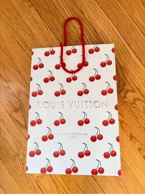 Louis Vuitton x Takashi Murakami Authentic Limited Edition Cherry Shopping Bag